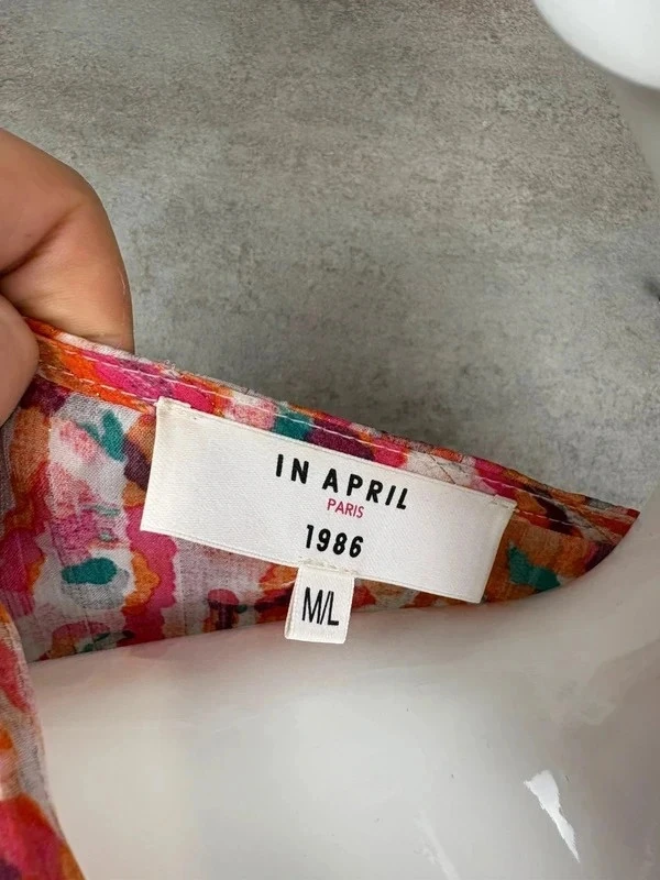 ✨ Colorful pattern dress In April 1986 Size 38/40 ✨ – photo 4
